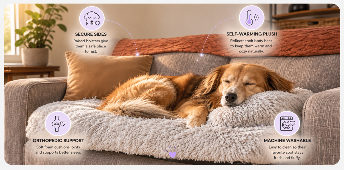 Self-Warming Calm Couch (New & Improved) in use
