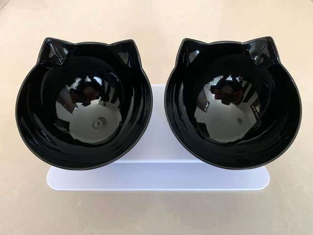 Anti-Vomit Cat Bowl (Elevated)