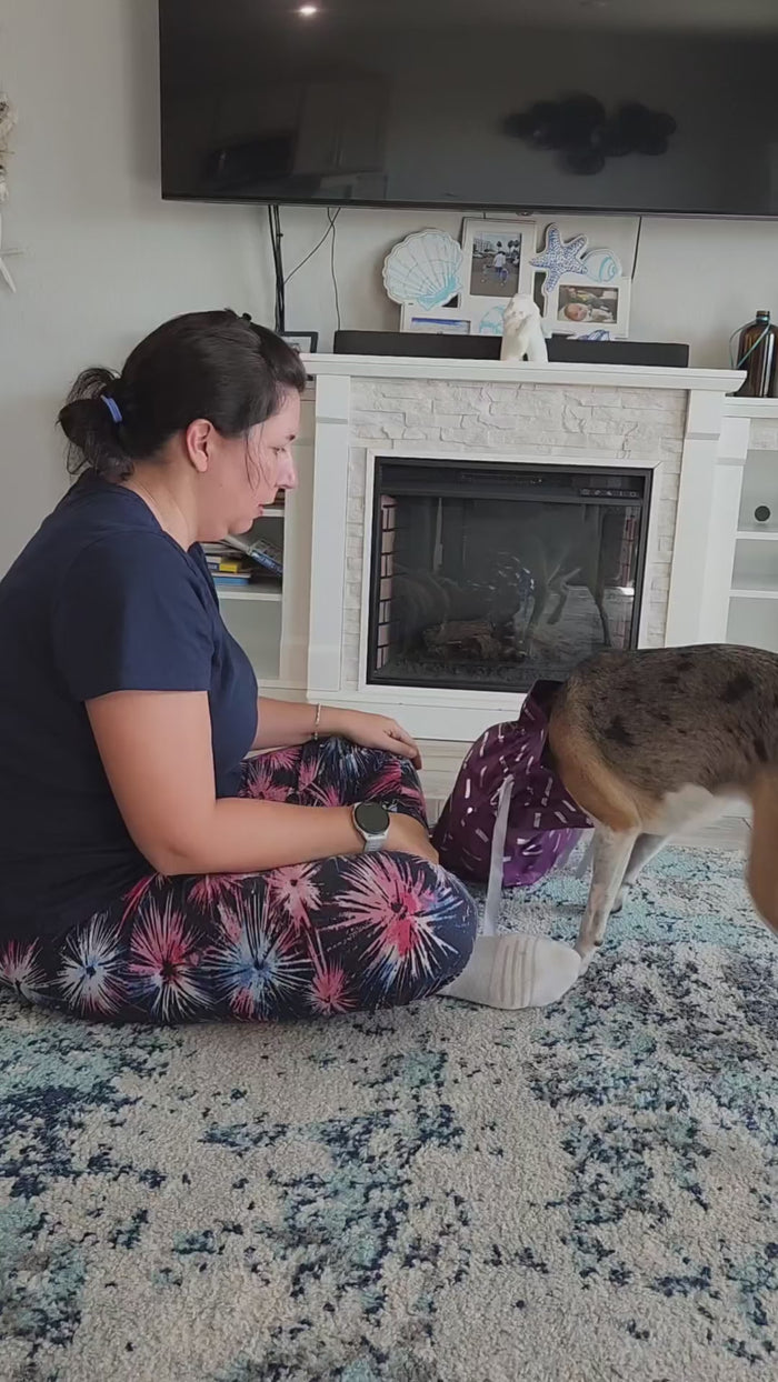@spotandcharliebff with the Tough-Bite Chew Toy